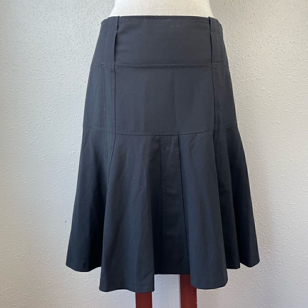 Zara Woman Black Midi Skirt Size 8 EUC